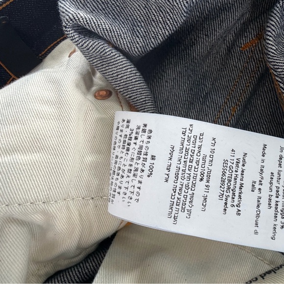 NUDIE JEANS Selvedge Denim tapered leg Rigid Steady Eddie II Denim Size 32 - Picture 11 of 16